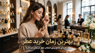 بهترین زمان خرید عطر؛ راهنمای انتخاب عطری که از خریدش پشیمان نمیشوید